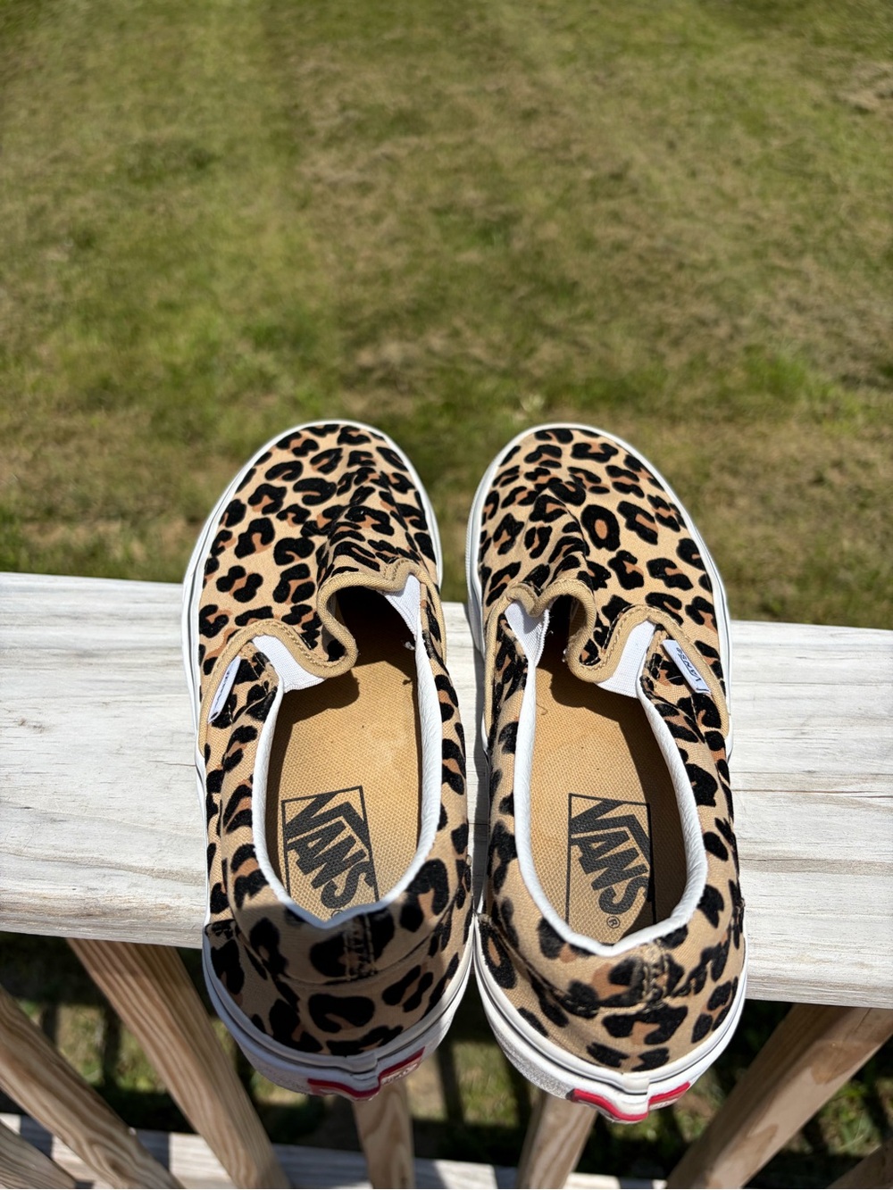 Vans Slip-On Leopard Print Slip On Shoes/Sneaker WM’s US S7.5 & Men’s US 6 Used - Picture 6 of 13